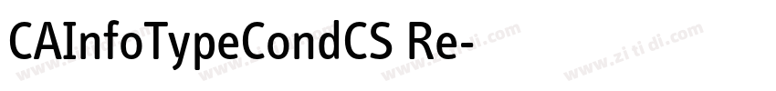 CAInfoTypeCondCS Re字体转换